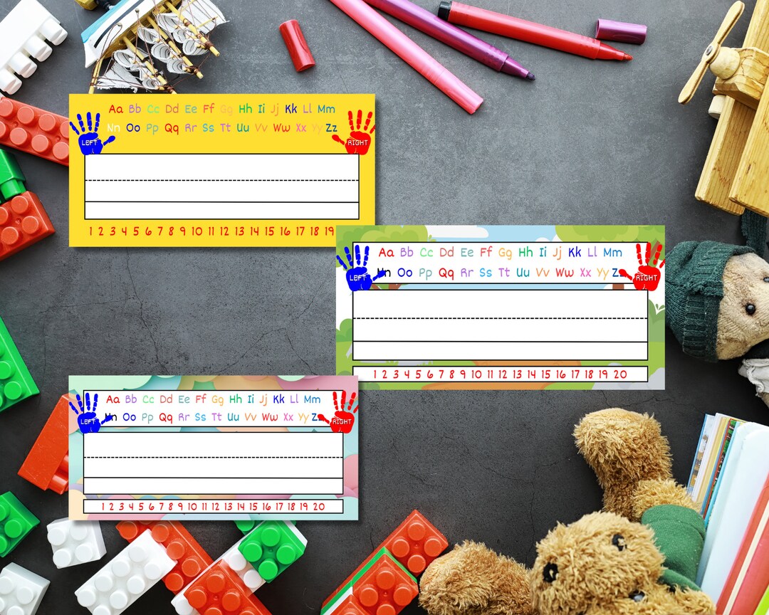 Printable Name Tags, Classroom Name Tags, Student Name Tags for Desk