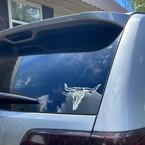 Desert Cactus Decal| Car Decal| Bull decal| mom life decal|
