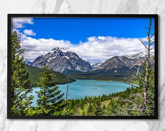 Glacier National Park Photo – Two Medicine Lake, Montana Landscape Print