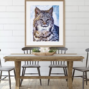 Rustic Bobcat My Close up - Portrait of a Bobcat Photo Image Available in Photo Print ...