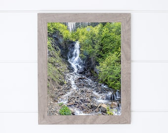Mystery Falls - watervallandschapsfoto beschikbaar als print, canvas, hout, metaal of acryl om je huis mee te decoreren of als cadeau te geven.