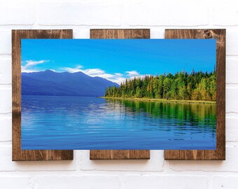Lake McDonald Glacier National Park Photo – Available as Print, Canvas, Wood, Metal or Acrylic