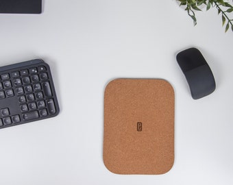 Wide Cork Desk Pad (31.5"x13") - Non-Slip TPE Back, 5mm Thick, Medium-Drag Surface For Precision Work