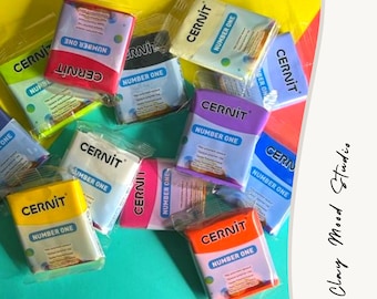 CERNIT Number One  56g(2oz) polymer clay - Choose Your Color