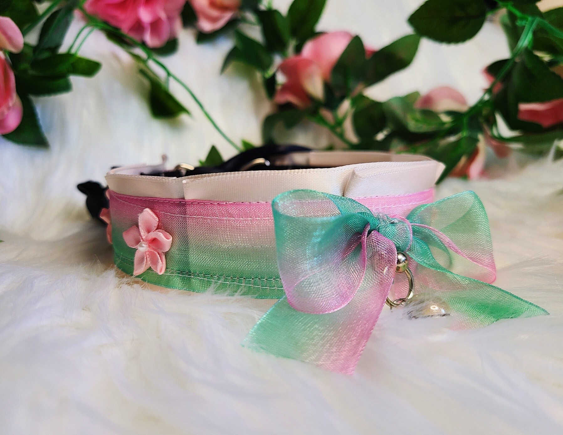 Spring Themed Petplay Collar Etsy