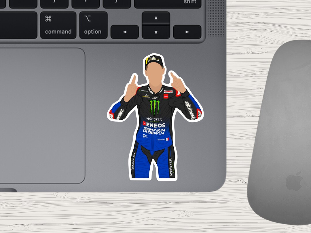 Buy Fabio Quartararo Sticker Monster Energy Yamaha Sticker Motogp Die ...
