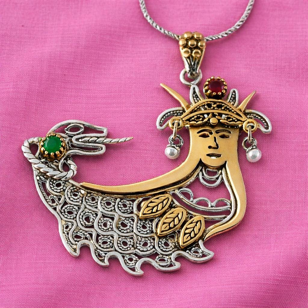 Collier Ethnique Ancien En Argent - Perse, 20e Siècle, Occasion, Pièce Unique