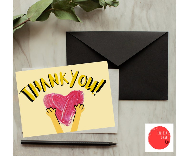 Printable Thankyou Card Instant Download 7x5inch Digital Etsy UK Printable Thankyou Card Instant Download 7x5inch Digital Etsy UK