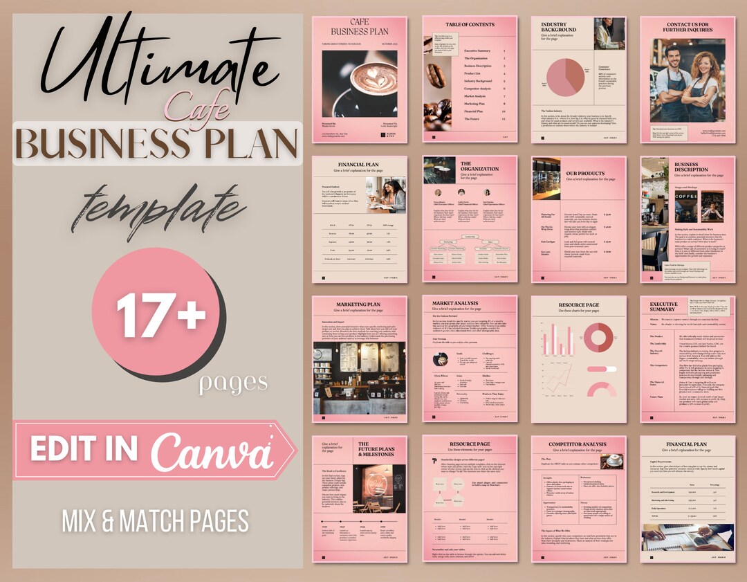 Coffee Shop Business Plan Pdf Business Plan PDF Start Up Cafe Bakery 