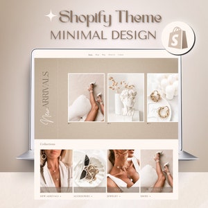 Best Shopify Theme, Neutral Template, Shopify Website Templates, Shopify Banners, Shopify 2.0 Themes, Shopify Theme Shopify, Minimalist, 16