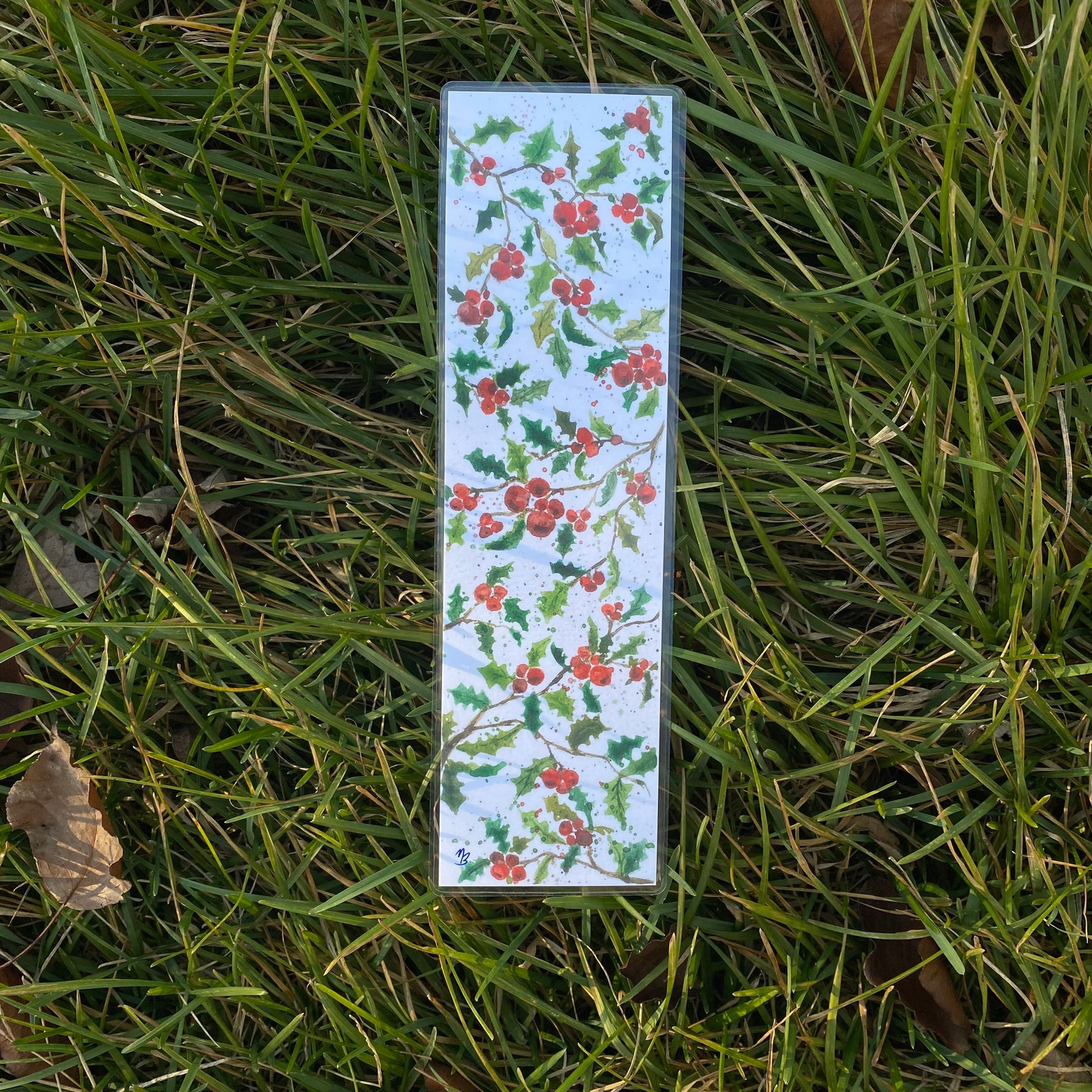 Floral Watercolor Laminated Art Print Bookmarks Etsy