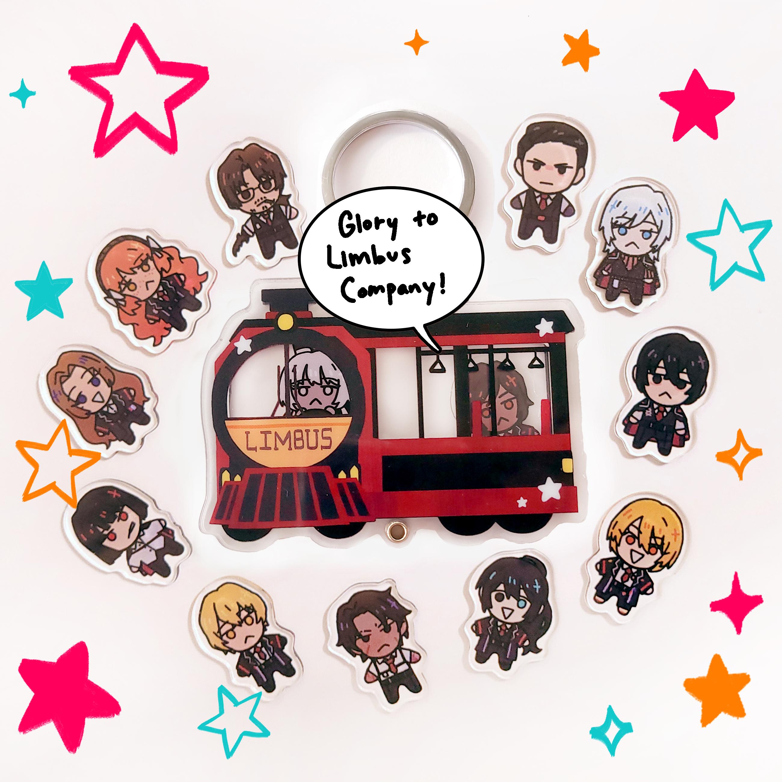 Limbus Company Openable Shaker Charm Keychain (updated Design) | 3