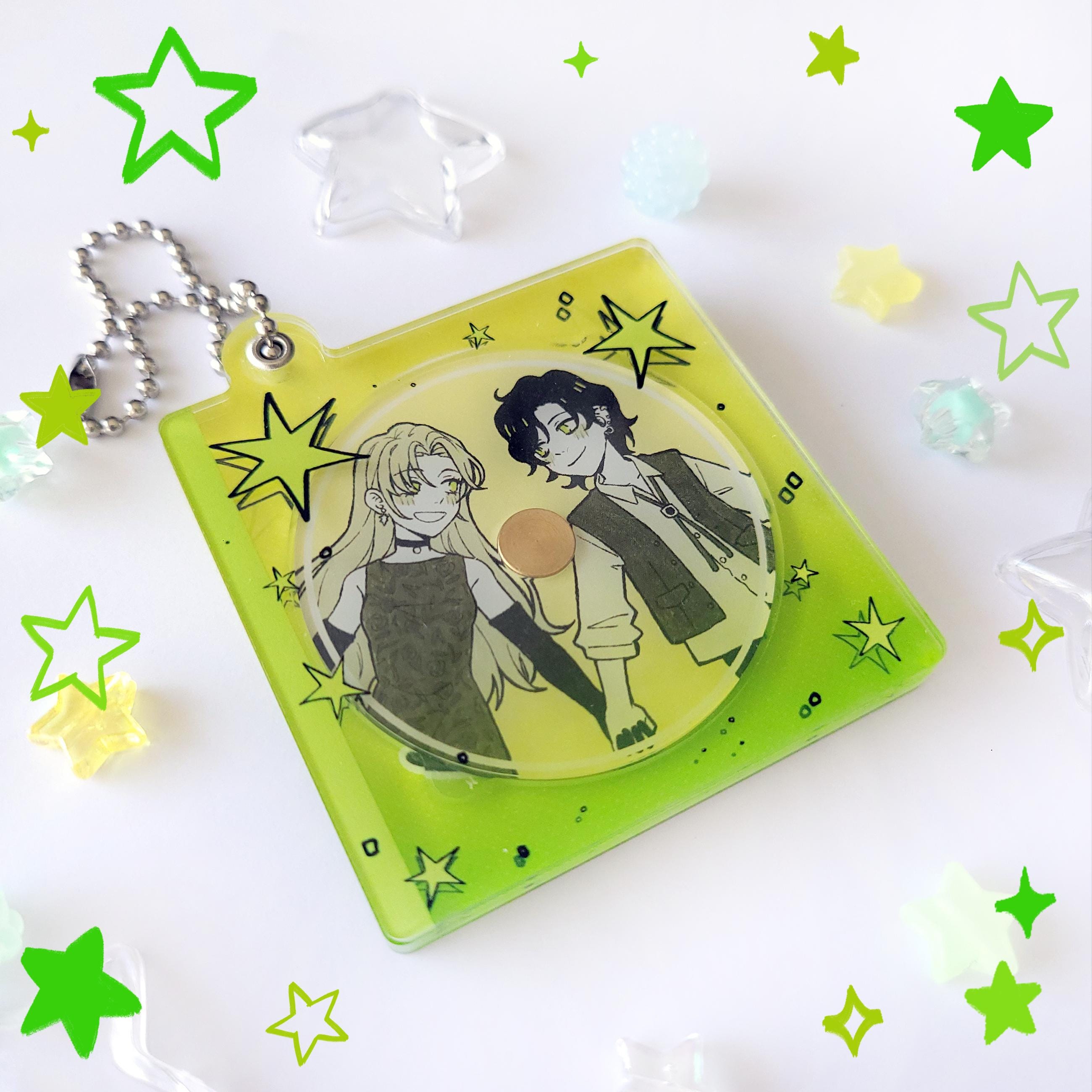 Green Yuri Tgswiiwagaa Cd Charm - Etsy