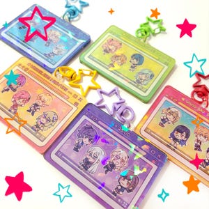 PRJSK Webpage Group and Miku Acrylic Charm | 2.5 inches | ln, mmj, vbs, wxs, n25, hatsune miku