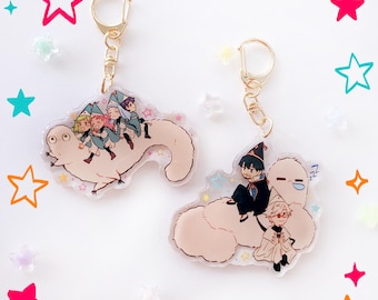 Witch Hat Atelier Group Acrylic Keychain | 2.5 inches | Brushbug + The Girls or Orufrey