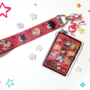 Persona 5 Royal Acrylic Keychain & Wrist Lanyard | 3 Inches | Phantom Thieves