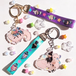 Witch Hat Atelier Acrylic Keychain Charm and Mini Lanyard | Brushbug + The girls or Orufrey