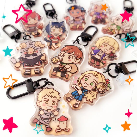 Dungeon Meshi Acrylic Keychain Phone Charm (New Version)