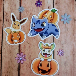 Pocket Monster Halloween Stickers