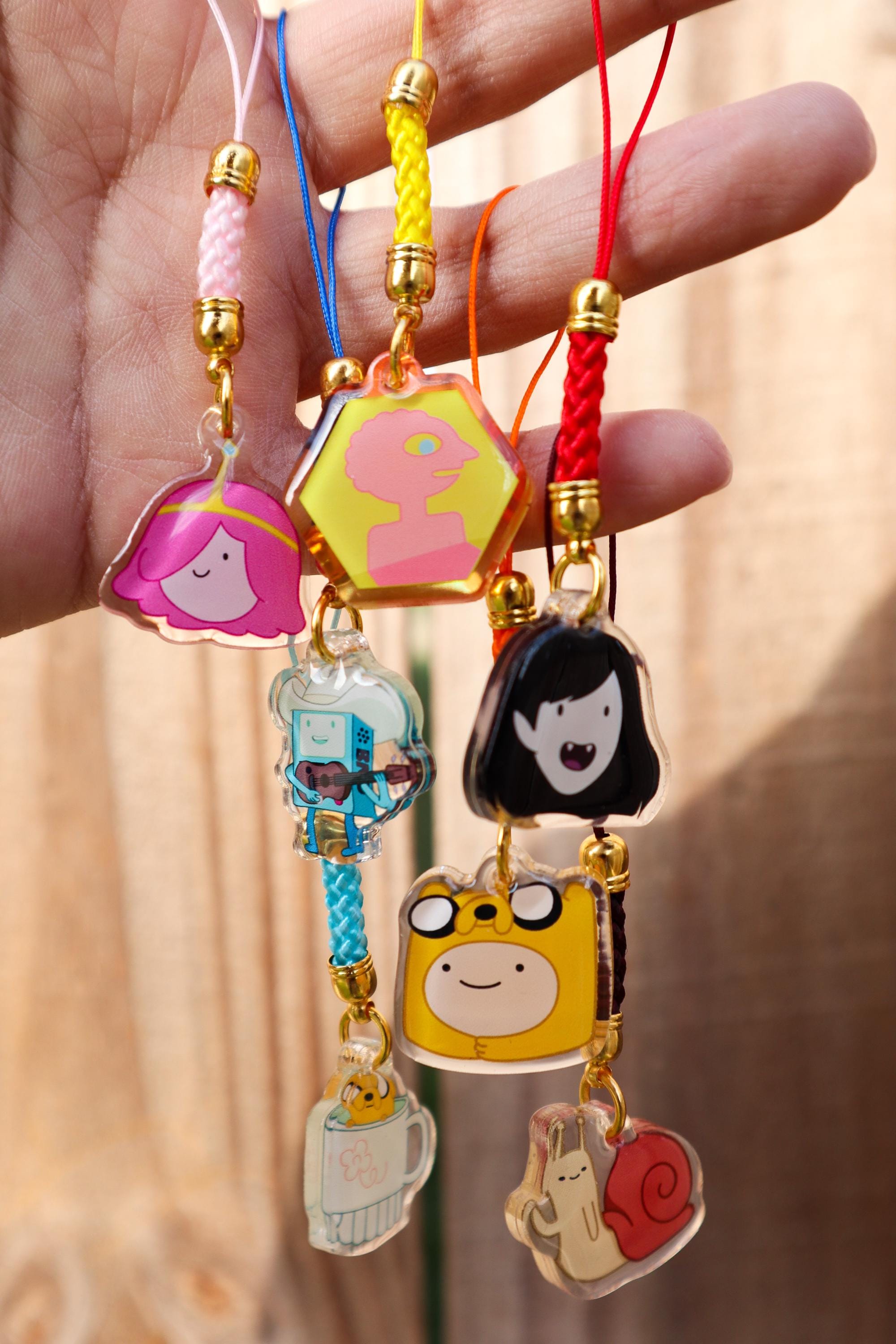 ミニ1 アドベンチャータイム アクリルチャーム：フィン、ジェイク、BMO 