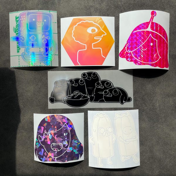 Vol. 1 Adventure Time Permanent Vinyl Decals