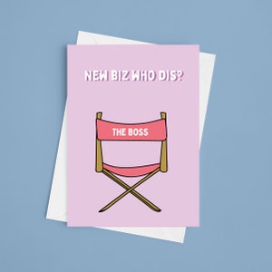 A5 New Business Congratulations Card - Funny New Job,  new business card, congratulations on setting up your business, small business,