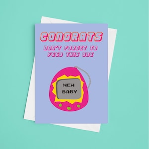 Drôle de nouveau bébé / Carte de grossesse A5 - Nouveau bébé, Grossesse, Carte de grossesse drôle, carte de félicitations, carte de félicitations drôle, bonne chance