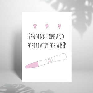 IVF / Fertility Support A5 Card - IVF, fertility, Thinking of You, ttc card, ivf support card, fertility card, iui, hard time, pregnancy
