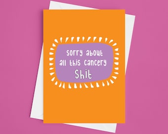 Funny & Cute Handmade Beat Cancer and Get Well Soon Greetings Card for Mans  Recovery, Fight and Kick by What the Duck Cards - RADIOTHERAPY - Etsy