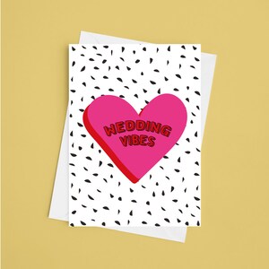 Happy Wedding Day Card A5 - Carte de mariage, carte de jour de mariage drôle, carte de félicitations, carte de mariage, carte de mariage mignonne, mariage, ami