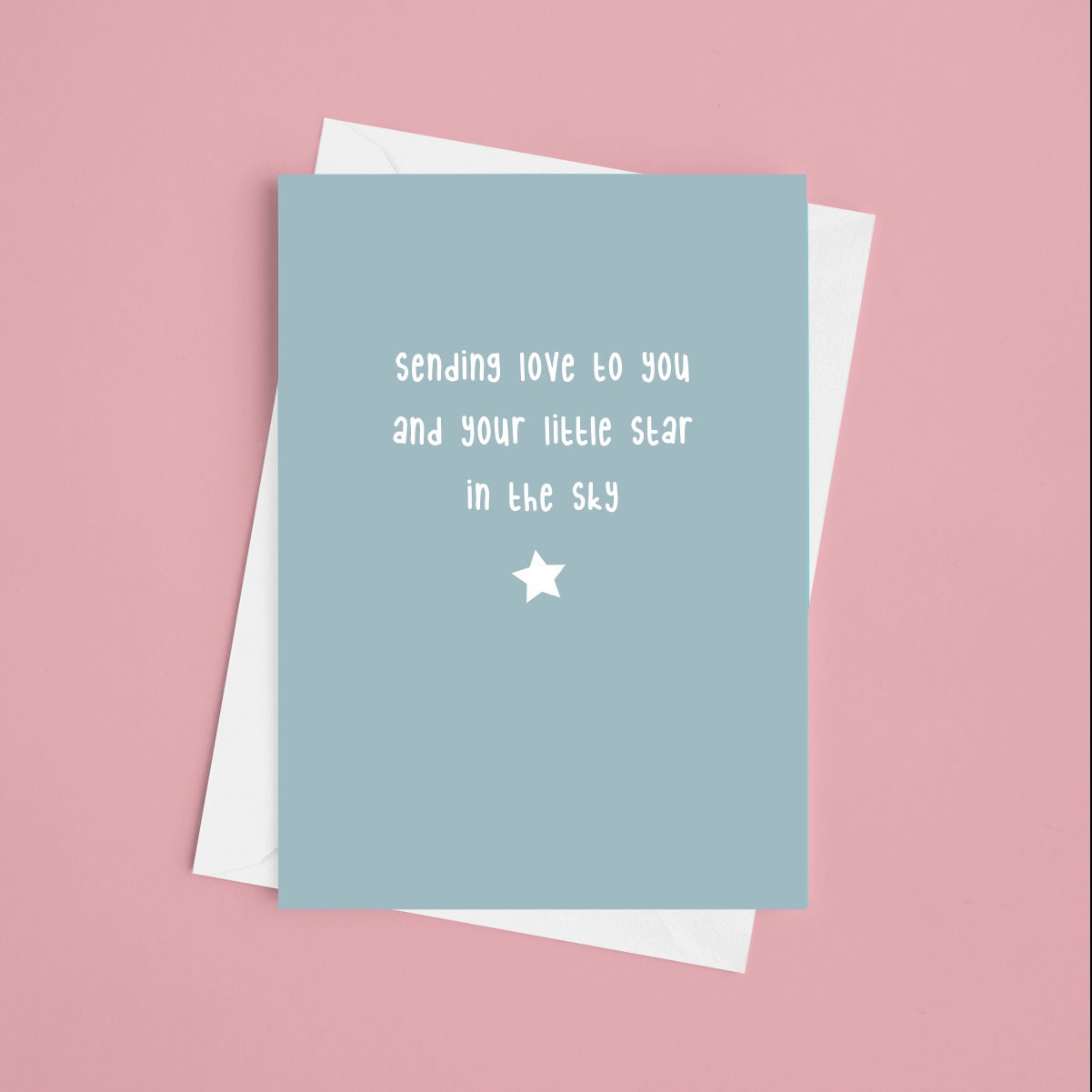 Thinking of You A5 Miscarriage Card Miscarriage, Baby Loss Card