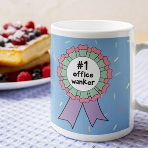 Funny Secret Santa 11oz Mug - Secret Santa Mug, Novelty Mug, Secret Santa gifts for her, Funny office mug, office gift, office wanker