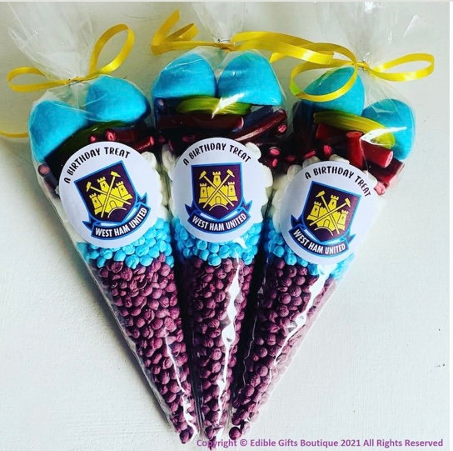 Football Sweets Football Sweet Cones Football Birthday Etsy UK