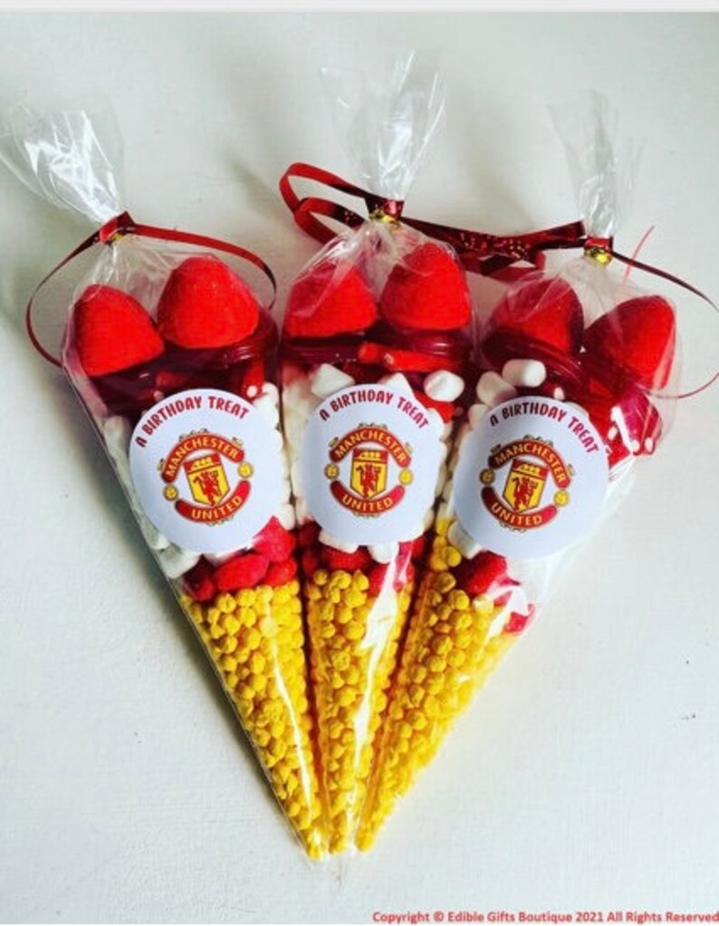 Football Sweets Football Sweet Cones Football Birthday Etsy UK