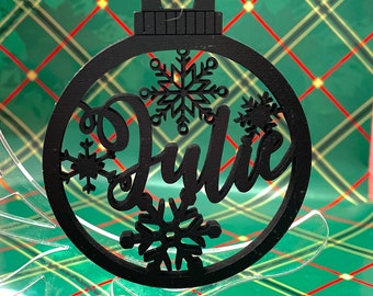 Snowflake Name Ornament