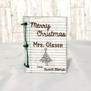 Christmas Notebook Gift Card Holder SVG, AI, PDF (Digital Download)