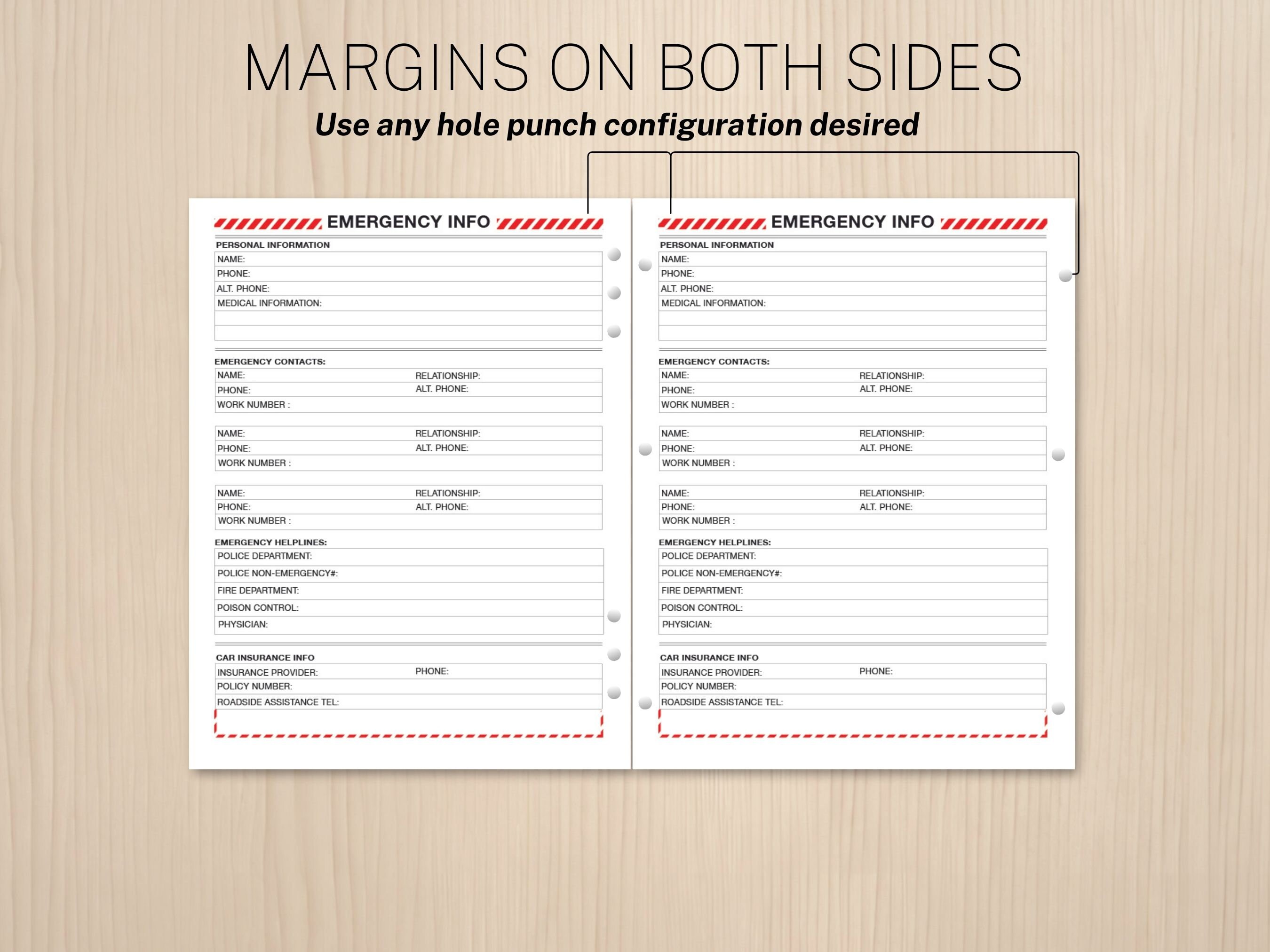 Car Owner Essential Printables Pack, Maintenance Checklists, Emergency ...