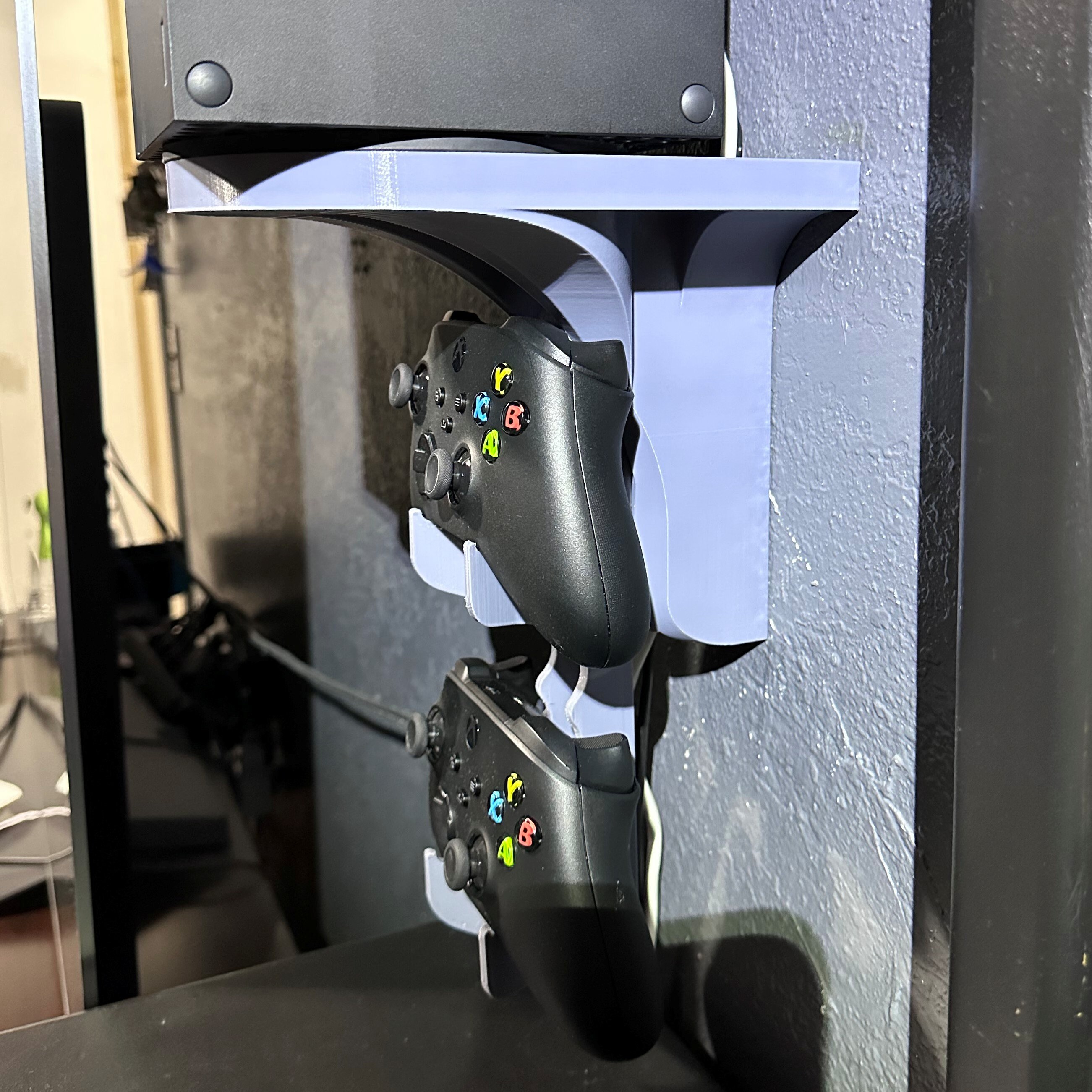 XBOX SERIES X Wall Mount W/ 2 Controller Mounts Etsy