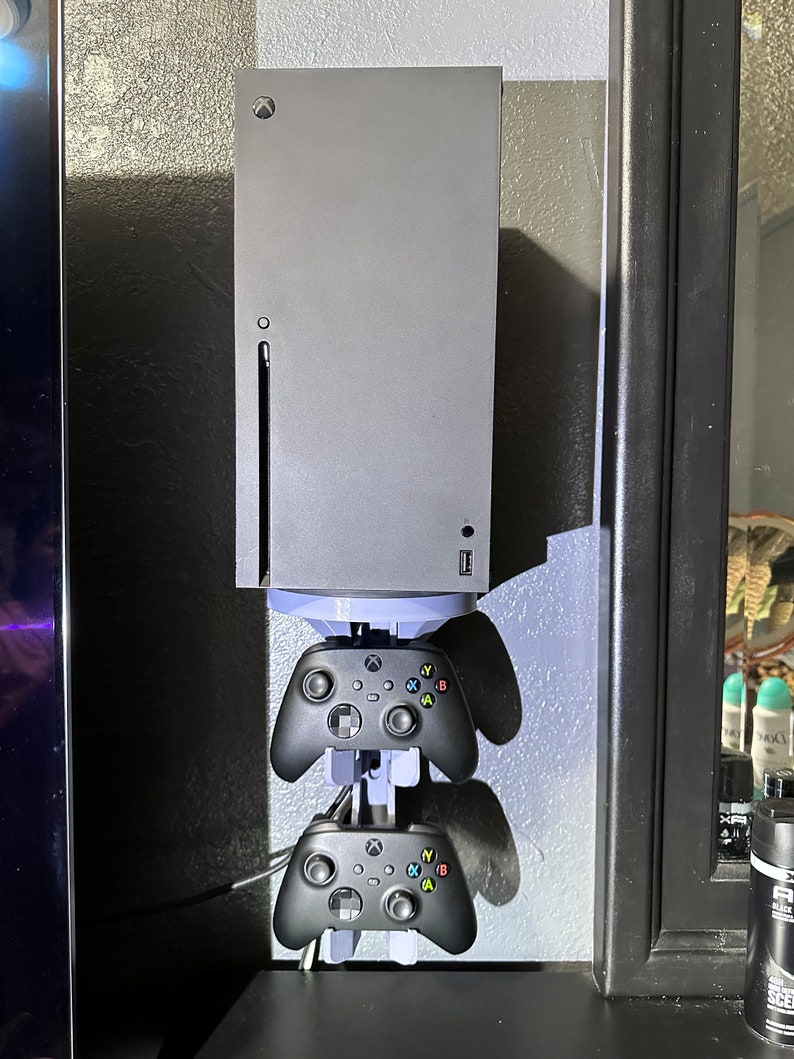 XBOX SERIES X Wall Mount W/ 2 Controller Mounts Etsy