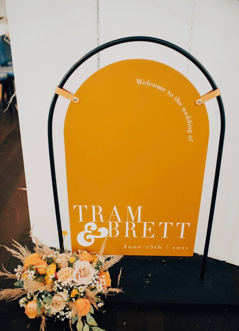 Minimalist Arch Seating Chart - Etsy