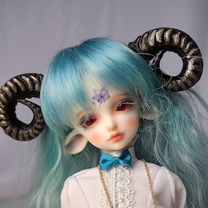 bjd doll customized horns for YOSD, MSD, SD to 80cm, pullip