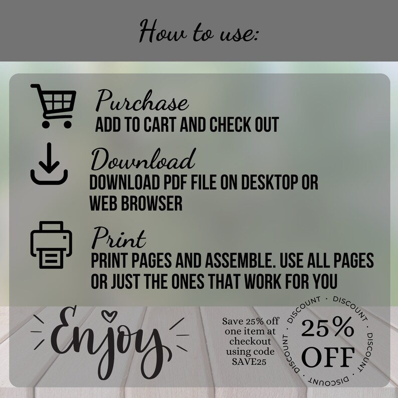 Printable Recipe Binder Kit Cooking Planner & Culinary Organizer Etsy