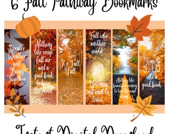 Fall Pathway Bookmarks