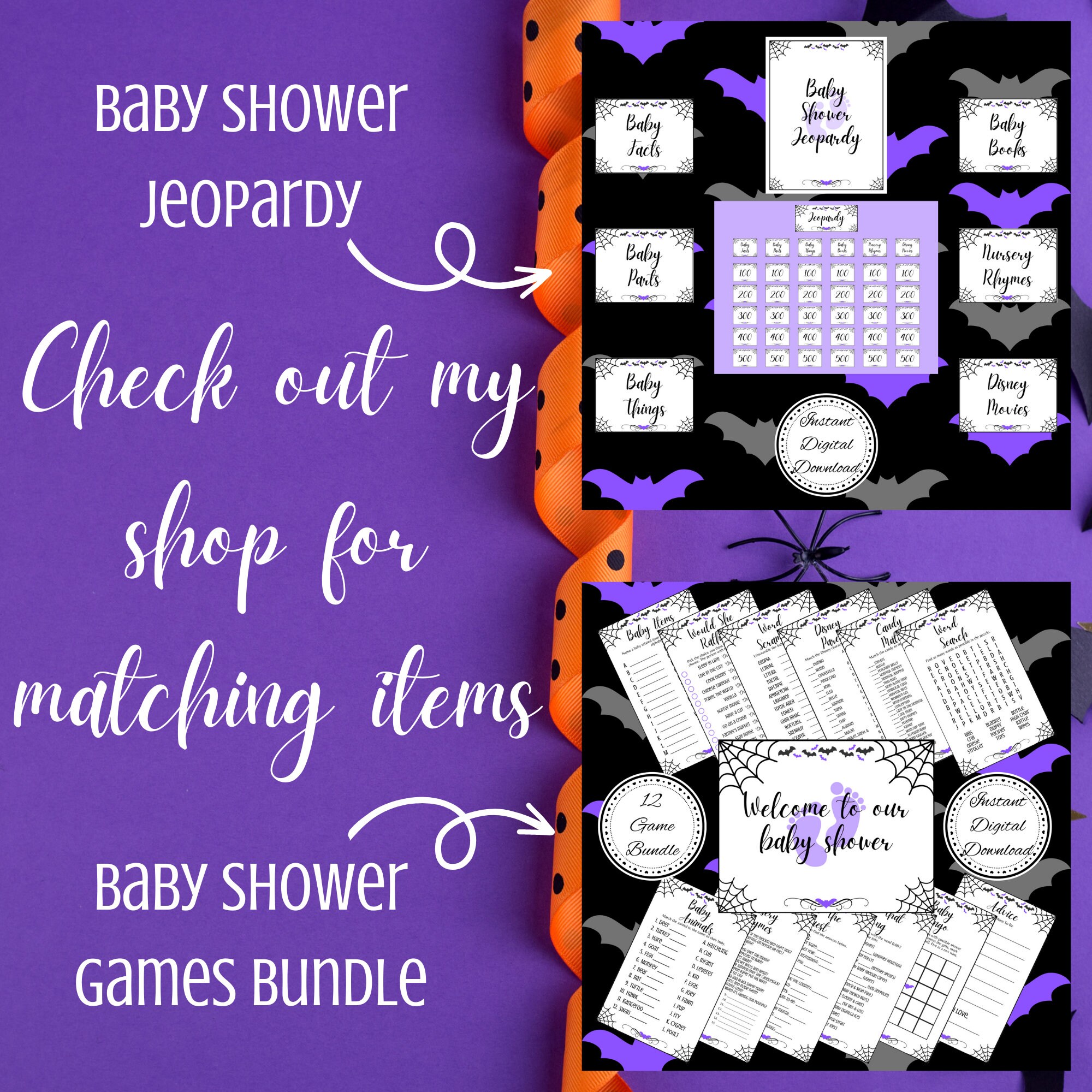 Hallmark Invitaciones De Halloween Con Diseño De Arañas Y
