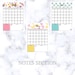 Blank 12 Month Printable Calendar - Etsy