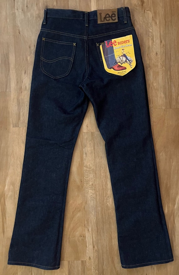 1970s Deadstock Lee Rider Bootcut Jeans - Size 29 