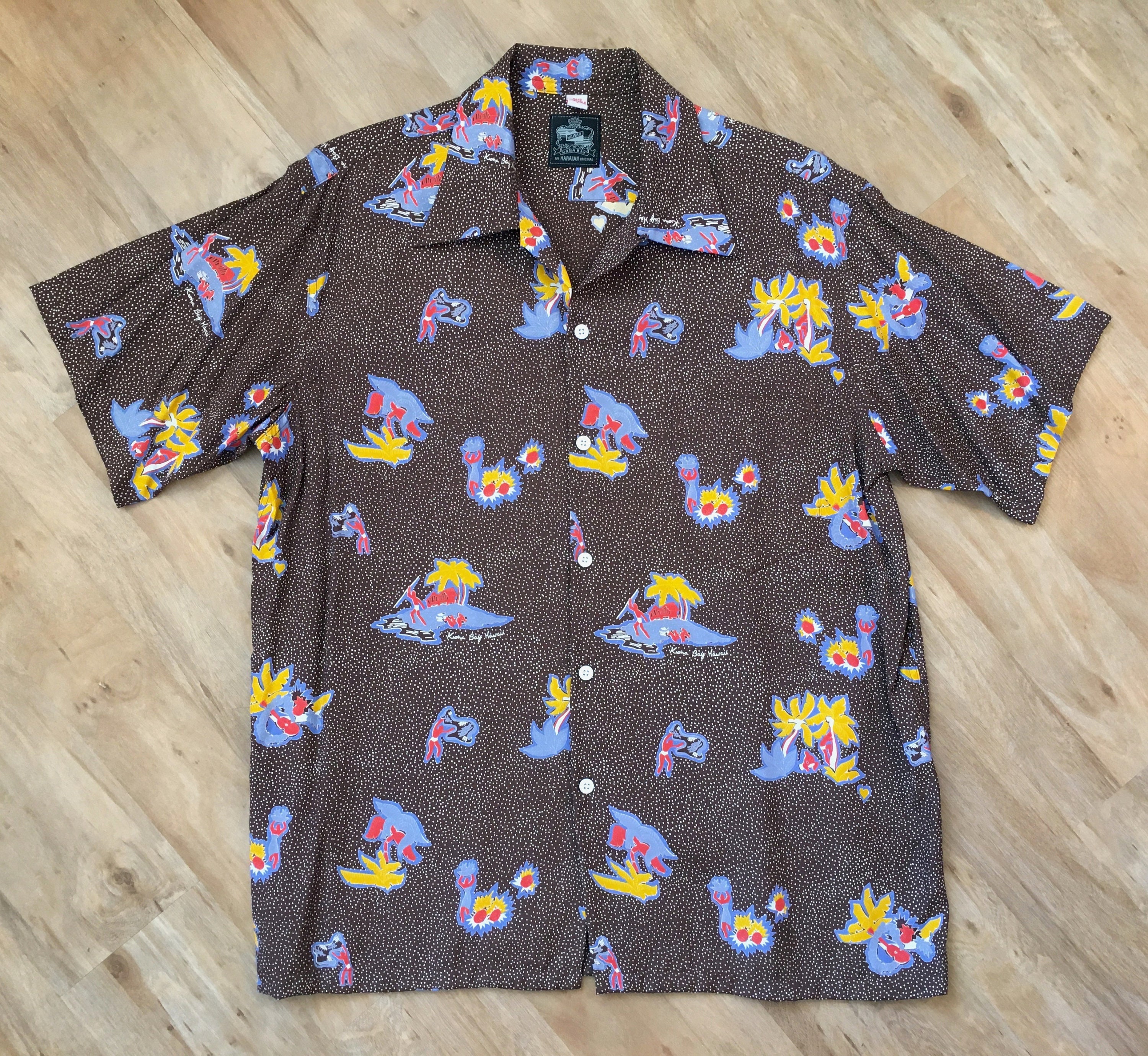 卸売 50s CRAZY PATTERN RAYON SHIRTS ロカビリー L シャツ - dovery2y.org