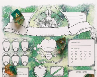 D&D 5E - Ranger - Character Sheets