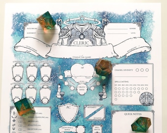 D&D 5E - Cleric - Character Sheets