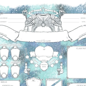 D&D 5E - The Devout - Character Sheets